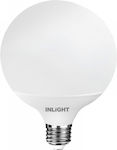 Inlight LED Lampen für Fassung E27 und Form G120 Kühles Weiß 1800lm 1Stück