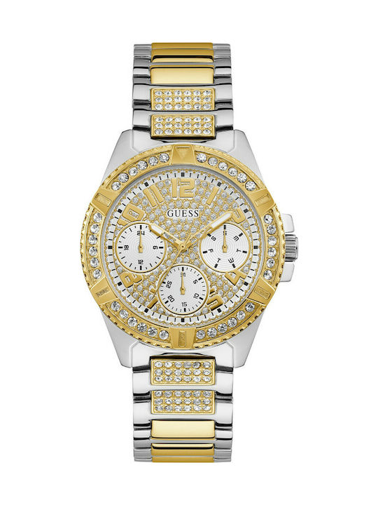 Guess Γυναικείο Ρολόι 40mm Χρονογράφος Μπαταρία...