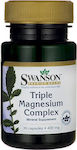 Swanson Triple Magnesium Complex 400мг 30 капси