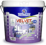 Tetralux Velvet Plastic Vopsea Ecologic pentru Utilizare Intern 9lt