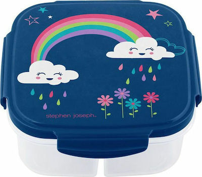 Stephen Joseph Kids Lunch Plastic Box Blue L15xW15xH6cm