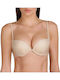Bej Sutien Push Up cu Baloane