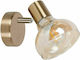 Rabalux Holly Single Spot with Socket E14 in Honey Color