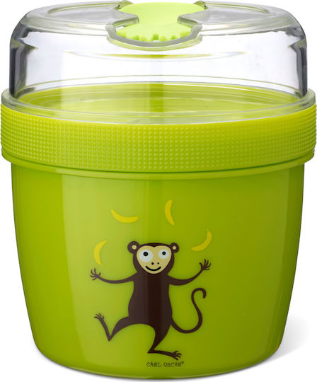 Carl Oscar N’ice Cup Пластмасово детско сетче за храна 0.9лт Зелен x x 12.9cm