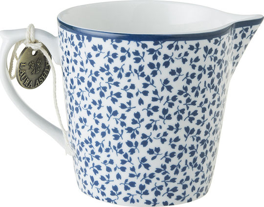 Laura Ashley Floris Галерия за сервиране на мляко от порцелан в Син цвят 1бр Laura Ashley Floris Галерия за сервиране на мляко от порцелан в Син цвят 1бр