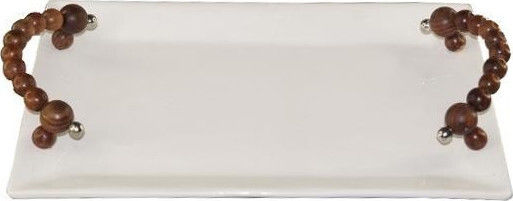Artekko Porcelain Rectangular Decorative Tray 39x27x8cm