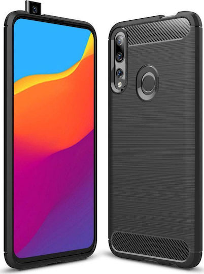 Hurtel Back Cover Σιλικόνης Μαύρο (Huawei P Smart Z)