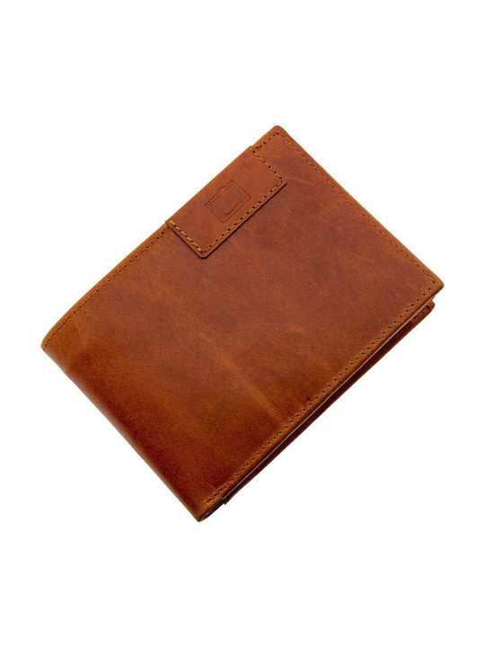 Lavor Men's Leather Wallet Tabac Brown