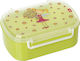 Sigikid Kids Lunch Plastic Box Green L17xW11xH7cm