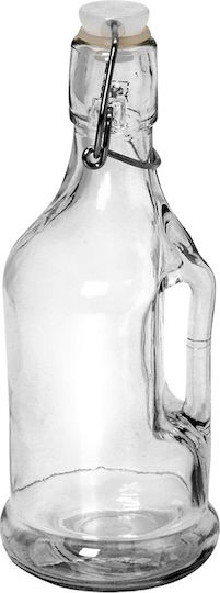 Espiel Μπουκάλι Νερού Γυάλινο με Κλιπ Διάφανο 220ml