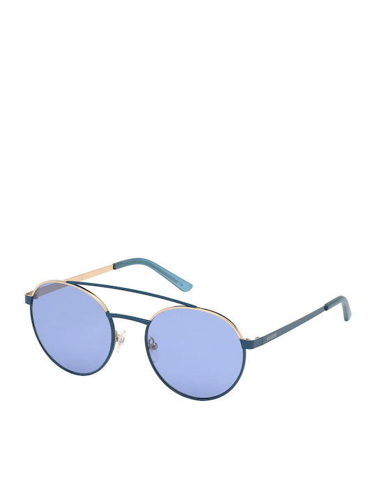 Guess Damen Sonnenbrille mit Blau Metall Gestel...