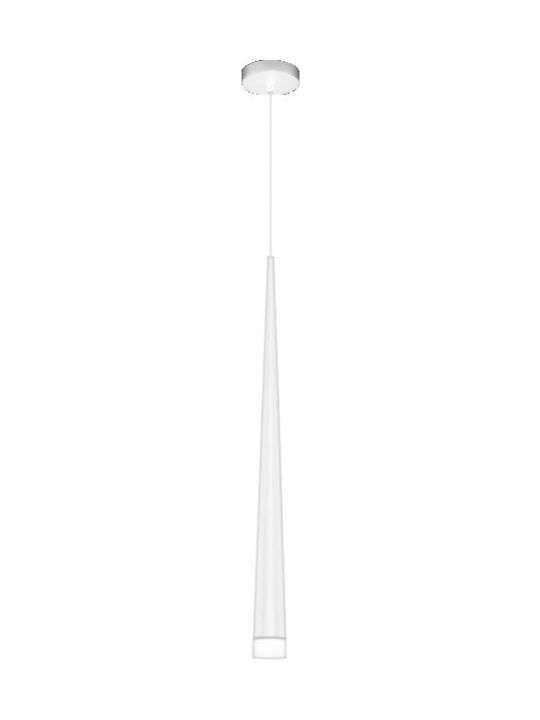 Luma White Pendant Light Single-Light for Socke...