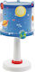 Ango Led Kids Side Table Lamp Planets Blue 15x15x30cm