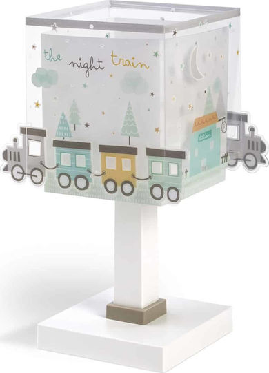 Ango Led Παιδικό Φωτιστικό Πορτατίφ The Night Train Πράσινο 14x18.5x29εκ.