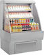 Isa Fos Inox 100 RV TN Ψυγείο Βιτρίνας Self-Service 280lt 100x81.5x140εκ.