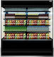 Isa Multiview 100 TN Vitrinen-Kühlschrank Selbstbedienung 870Es Schwarz 104x89x201cm.