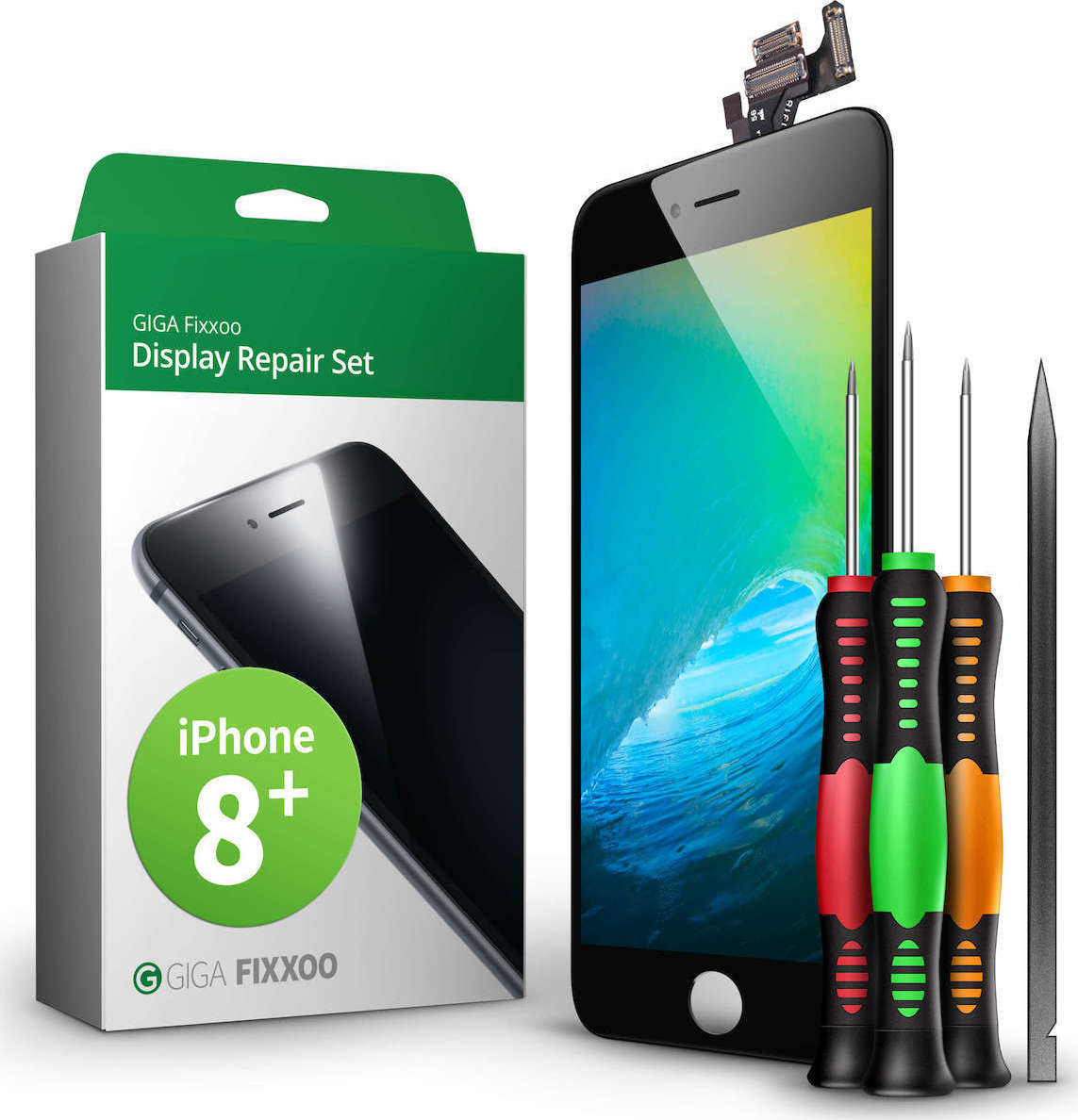 Fixxoo Display Repair Kit για iPhone 8 Plus (Μαύρο) Skroutz.gr