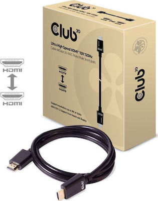 Club3D HDMI 2.1 Cablu HDMI de sex masculin - HDMI de sex masculin 3m Negru