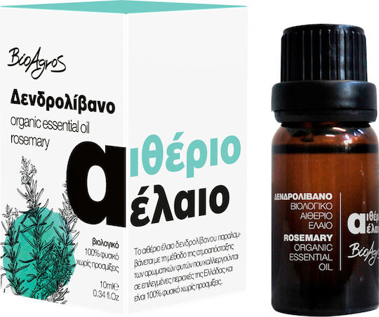 Βιο Αγρός Βιολογικό Αιθέριο Έλαιο Δενδρολίβανο 10ml