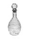 Espiel Glass Transparent Bottle Glass Decanter 24cm with Stopper 500ml