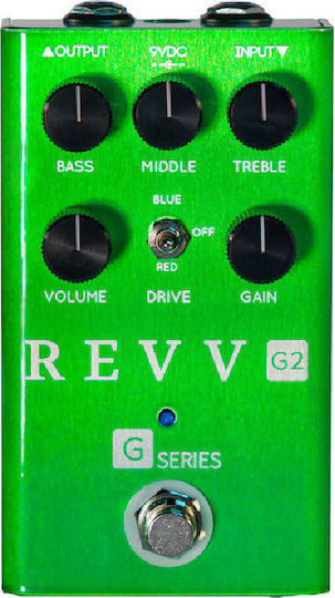 REVV G 2 Crunch Overdrive REV-G2P Pedală EfectulOverdrive Chitară electrică și Bas electric REV-G2P