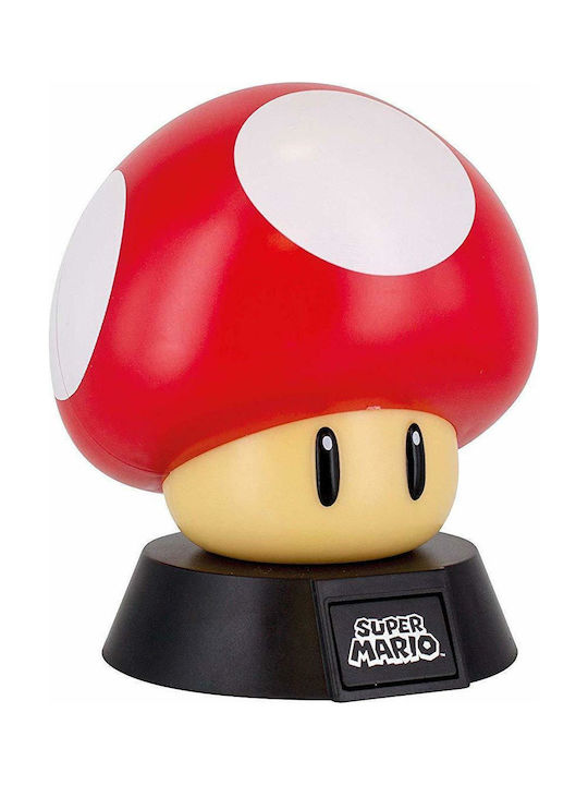 Paladone Lampa decorativă pentru copii Nintendo Super Mario Mushroom Mini Roșu