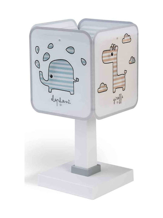 Ango Lampă portabilă pentru copii Baby Zoo Alb 14x14cm