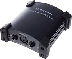 Millenium DI-33 Ενεργό DI Box 1 Καναλιού με Μπαταρία και Phantom Power