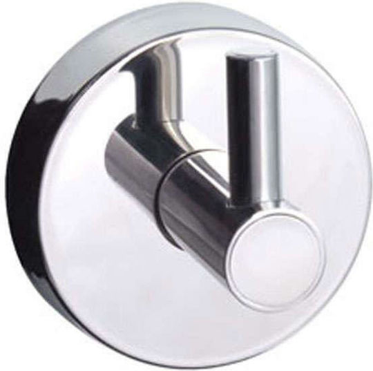 Karag Uno Cârlig de Baie Simplu cu șuruburi ​5.5x6cm Inox Argintiu
