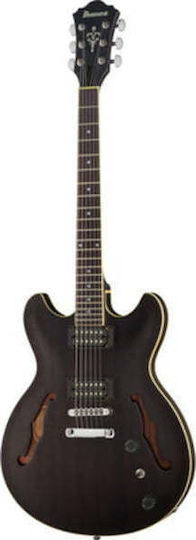 Ibanez AS53 Artcore Ηλεκτρική Κιθάρα Semiacoustic με HH Διάταξη Μαγνητών Black Flat