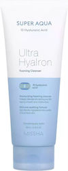 Missha Super Aqua 10 Hyaluronic Acid Schaumstoff Gesichtsreiniger 200ml