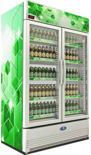 Sanden Intercool Ψυγείο Αναψυκτικών 1000lt Διπλό Υ193xΠ105xΒ71cm