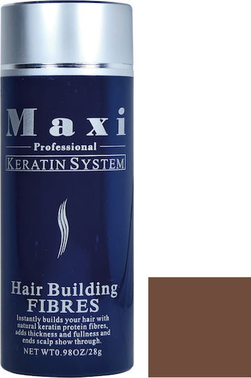 Yanni Extensions Fibre Acoperirea Subțierii Părului cu keratină Maxi Professional Hair Building Maro mediu 28gr