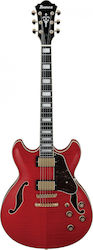 Ibanez AS93FM Elektrische Gitarre ES mit HH Ton...