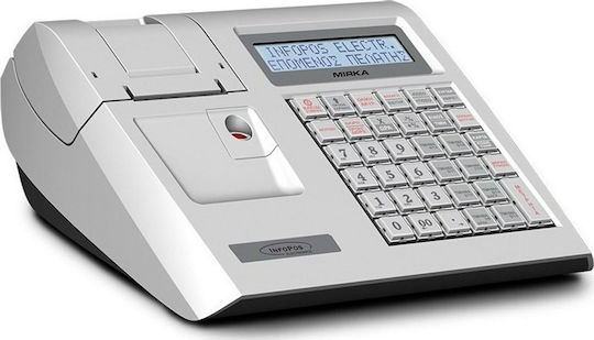 InfoPos Mirka Cash Register with Battery in White Color