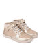 Kinder Sneakers Hoch mit Klettverschluss Beige