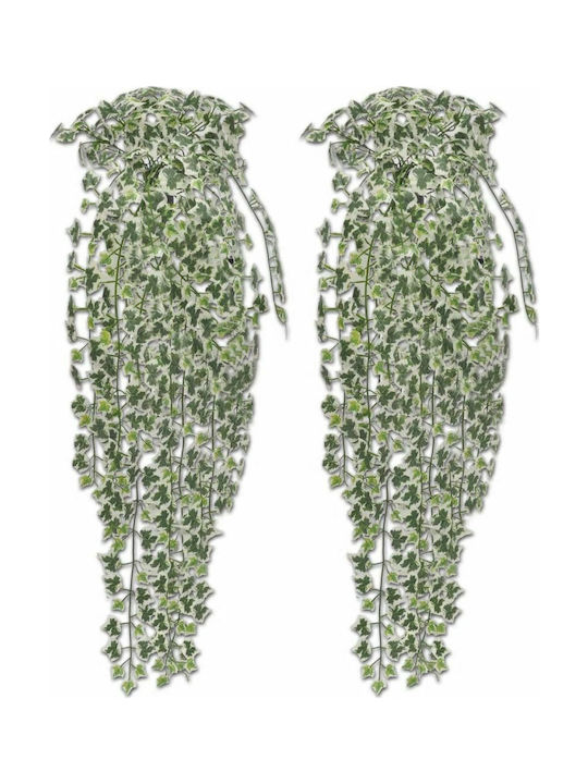 vidaXL Hanging Artificial Plant Ivy Green 90cm 2pcs