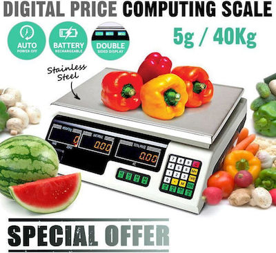 Electronic Commercial Retail Scale 40kg/5gr