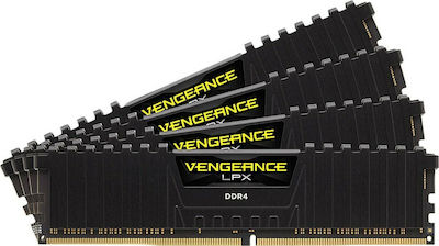 Corsair Vengeance LPX 128GB DDR4 RAM με 4 Modules (4x32GB) και Ταχύτητα 2666 για Desktop