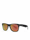 Zippo Men's Sunglasses with Black Plastic Frame and Orange Lens OB21-06