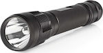 Nedis Flashlight LED Waterproof IPX7 with Maximum Brightness 500lm Black