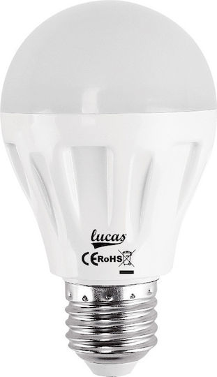 Lucas Bec LED 7W pentru Soclu E27 și Formă A60 Alb cald 560lm