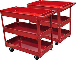 vidaXL Rollbar Metallisch Werkzeugkiste B84xT41...