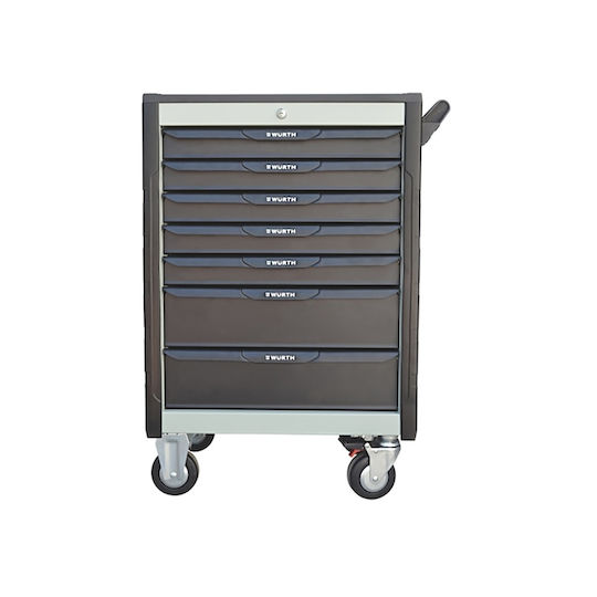 Wurth Cu roți Metal Căruță cu 7 Sertare L70xA41xÎ90.5cm