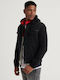 Superdry Highwayman Herrenjeans Jacke Schwarz