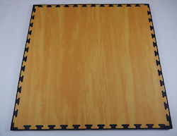 Ξύλινο Laminate 100x100x2,5cm Δάπεδο Παζλ Γυμναστηρίου 100x100x2.5cm 1τμχ Καφέ Ξύλινο Laminate 100x100x2,5cm Δάπεδο Παζλ Γυμναστηρίου 100x100x2.5cm 1τμχ Καφέ