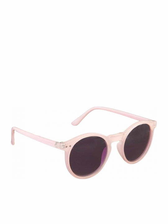 Charly Therapy Charles In Town Women's Sunglasses with Pink Plastic Frame and Black Lens CIT55