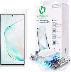 Whitestone 3D UV Flüssigkeit Vollkleber Vollflächig gehärtetes Glas (Galaxy Note 10)