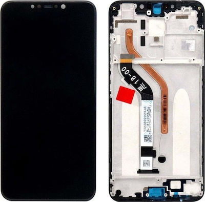 Οθόνη με Μηχανισμό Αφής και Πλαίσιο για Pocophone F1 (Μαύρο)