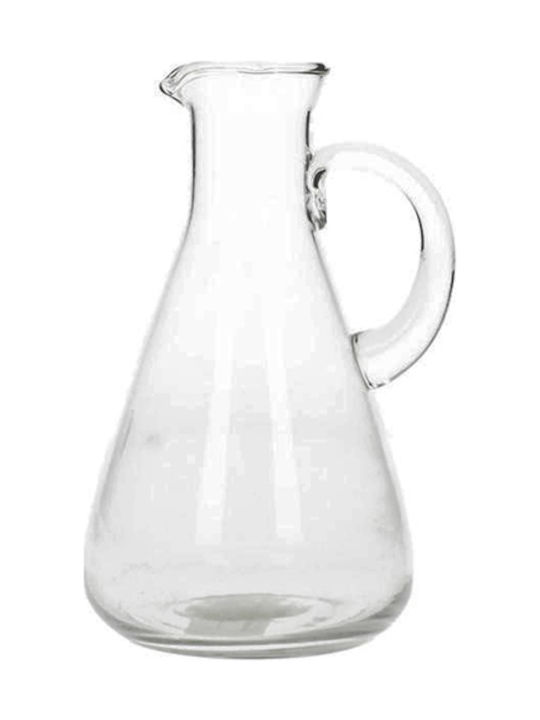 Zaros Glass Jug Διάφανη